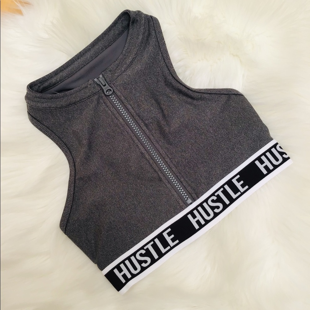 LORNA JANE Charcoal Sport Bra
